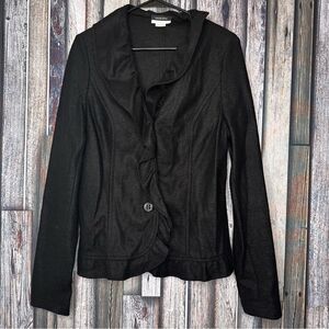 |EUC| CARACTÈRE Aria Wool Ruffle Blazer Made in Italy